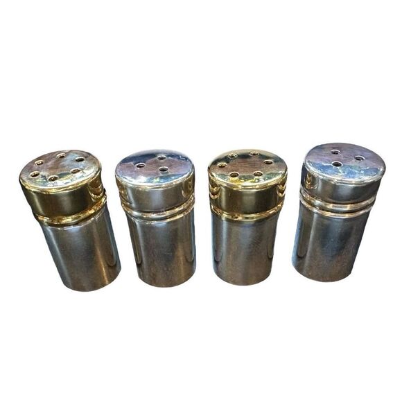 Tiffany & Co Estate Salt Pepper Shakers with Box Sterling Silver TIF742 - Picture 11 of 12